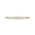 Prestige 128mm Handle - White Ceramic - Brushed Nickel - Card of 4 - SuperSaverAU - view 3
