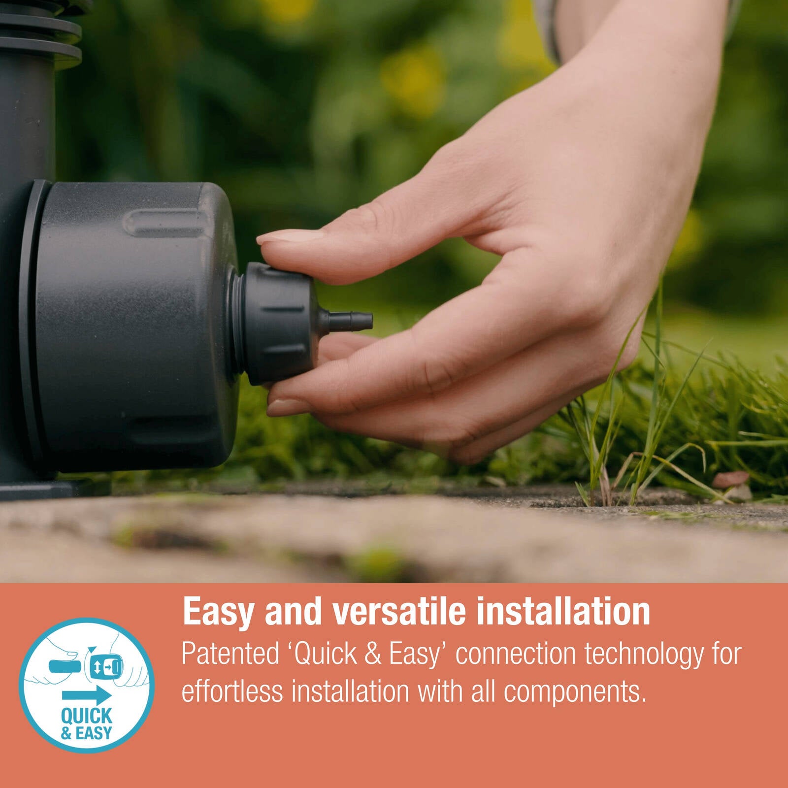 GARDENA Micro Irrigation Master Unit 2000 Black High-Impact Plastic