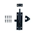 Taskmaster 75mm Barrel Bolt - Matte Black - Solid Brass - DIY Installation - SuperSaverAU - view 2