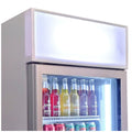 Schmick 389L Glass Door Beverage Refrigerator - White, Single Zone, 9 Star Rating - HUS-C5