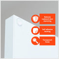 Taskmaster Door Buffer - 250 Pack - 9.5 x 3.8mm - Clear - Noise Reduction - SuperSaverAU - view 3