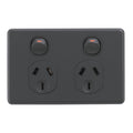 Deta X6 Matt Black Double Power Point - SuperSaverAU - view 1