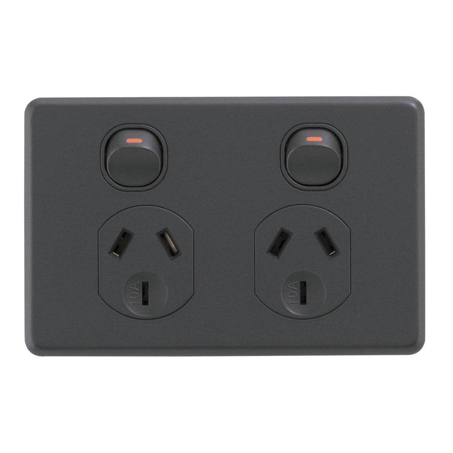 Deta X6 Matt Black Double Power Point - SuperSaverAU - view 1