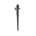 K Rain 360 Adjustable Vortex Spray 5 Pack - 4mm Emitter - Black - 110mm x 15mm x 280mm - SuperSaverAU - view 1