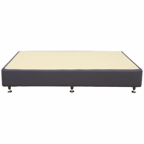 A.H. Beard Designer Queen Bed Base - Charcoal, Casual Style, 100mm Levelling Feet Included - FODEB5BQUE