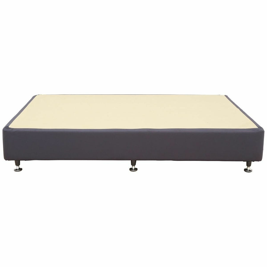 A.H. Beard Designer Queen Bed Base - Charcoal, Casual Style, 100mm Levelling Feet Included - FODEB5BQUE