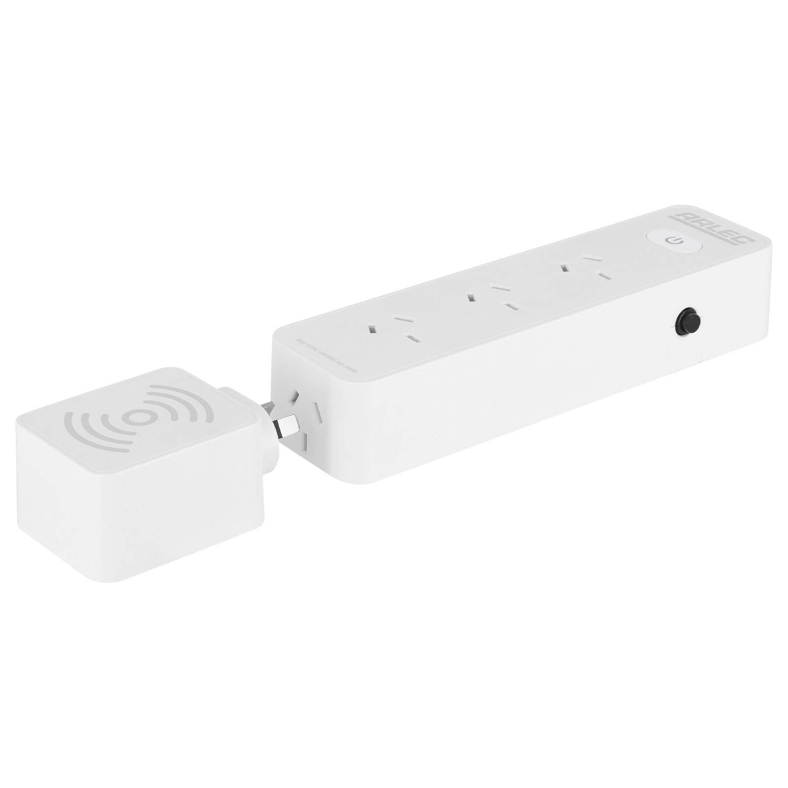 Arlec 4 Outlet Powerboard with Detachable 10W Wireless Charger, 240V, Overload Protection PB4MWC