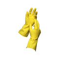 Sabco Latex Handy Gloves - Large - 3 Pairs - Cotton Lined - Non Slip - SuperSaverAU - view 2