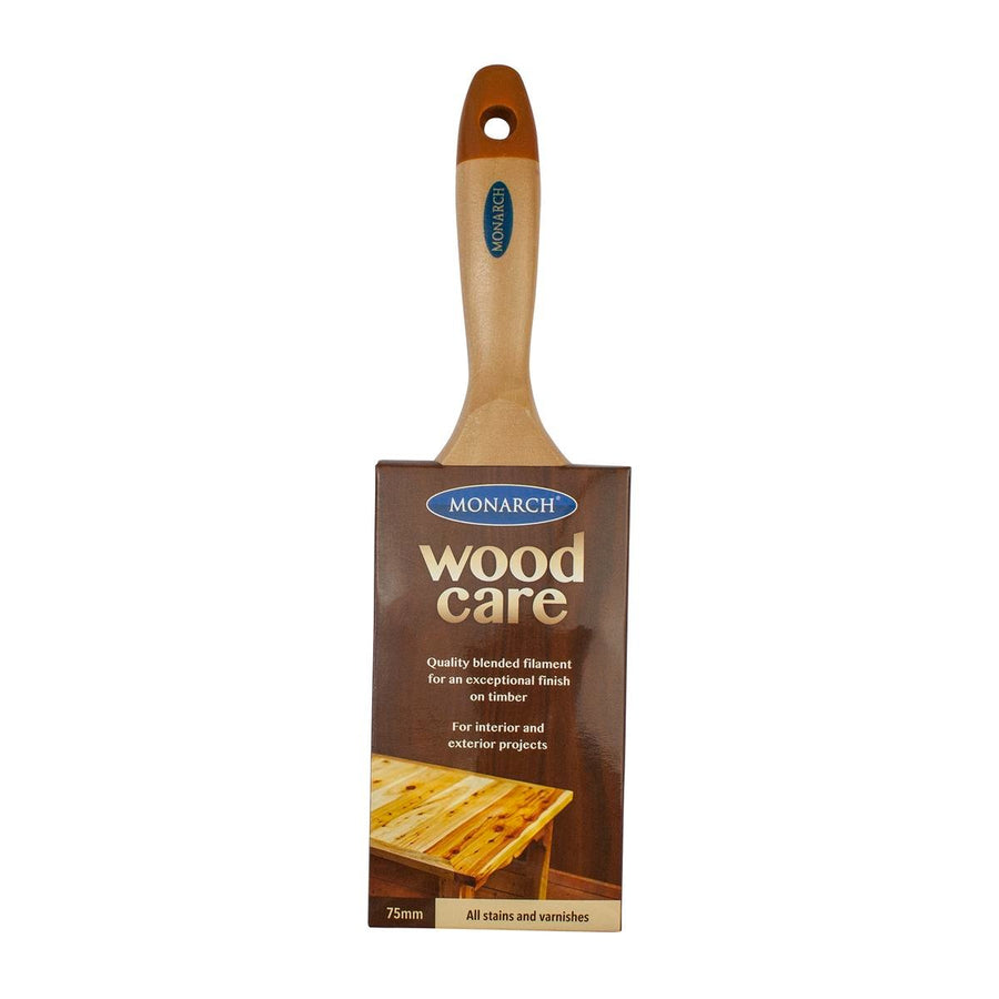 Monarch Woodcare Paint Brush - 75mm - Timber - No Brush Marks - SuperSaverAU - view 1