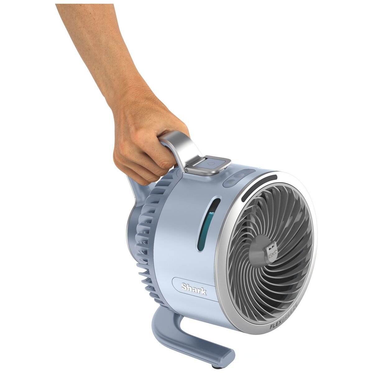 Shark FlexBreeze HydroGo portable misting fan - Glacier blue - 5 speeds - up to 12 hours battery - FA052QBLANZ