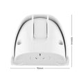 DETA 15A Weatherproof Single Power Point with Paddle Lock, White, 240V, Surface Mount (6397B)