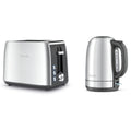 Breville the Breakfast Pack Kettle and 2 Slice Toaster - 1.7L Kettle - Brushed Stainless Steel - LKT640BSS