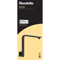 Mondella Black Matte Rococo Curved Shower Arm - 135mm x 180mm x 435mm - Lead-Free Stainless Steel - SuperSaverAU - view 4