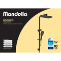 Mondella Wels Multifunction Twin Shower 9L Min 430mm Black Matte - Water-Saving - SuperSaverAU - view 4