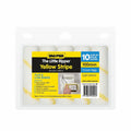 Uni Pro Little Ripper Acrylic Roller Cover Refills 10 Pack - Yellow Stripe - 100mm - 11mm Nap - SuperSaverAU - view 1