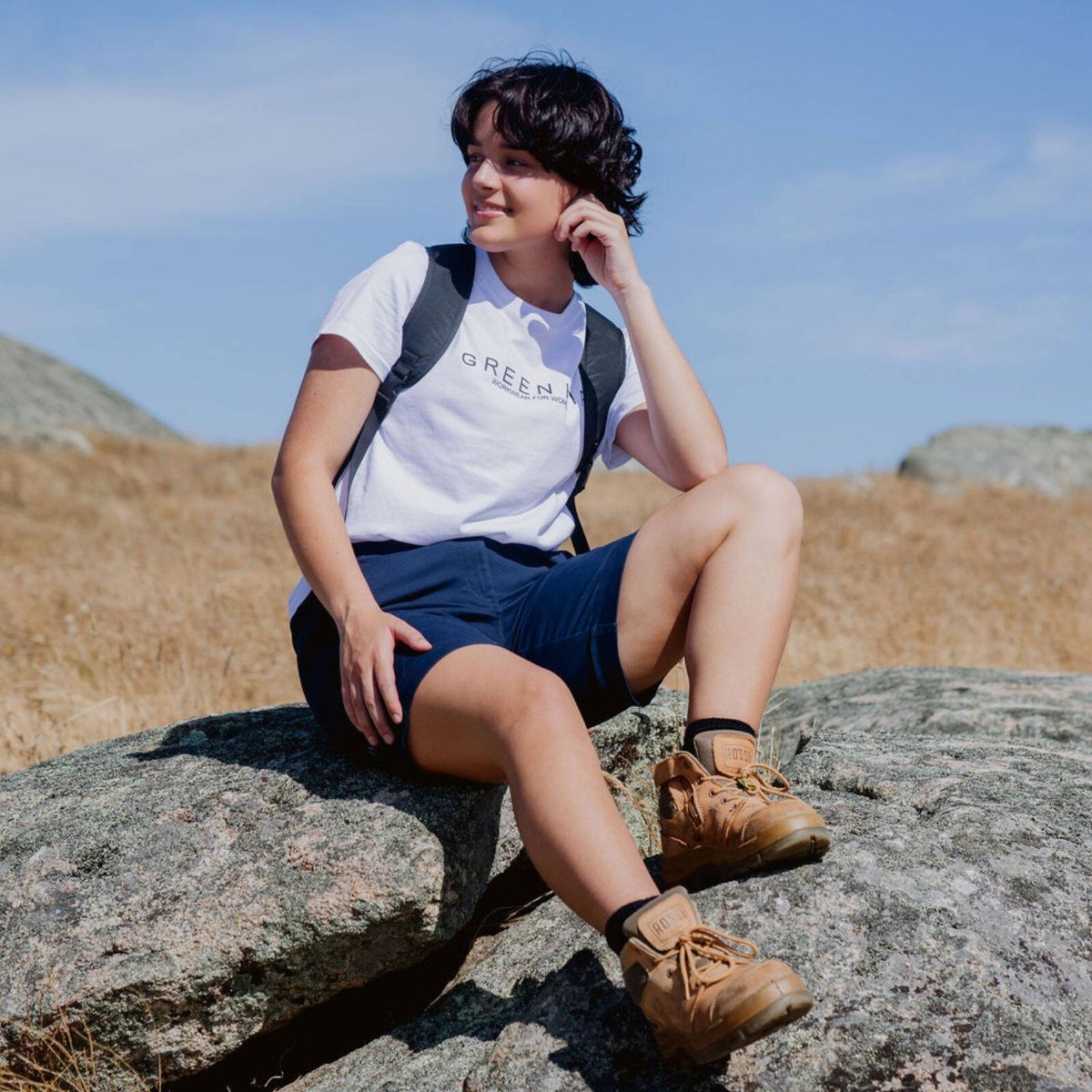 Green Hip Short Sleeve T Shirt 2XL - White - 100% Organic Cotton - Comfortable - SuperSaverAU - view 3