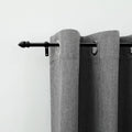 Windoware 16mm Black Curtain Rod Acorn Finial 2 Pack - Elegant Design - Easy Install - SuperSaverAU - view 2