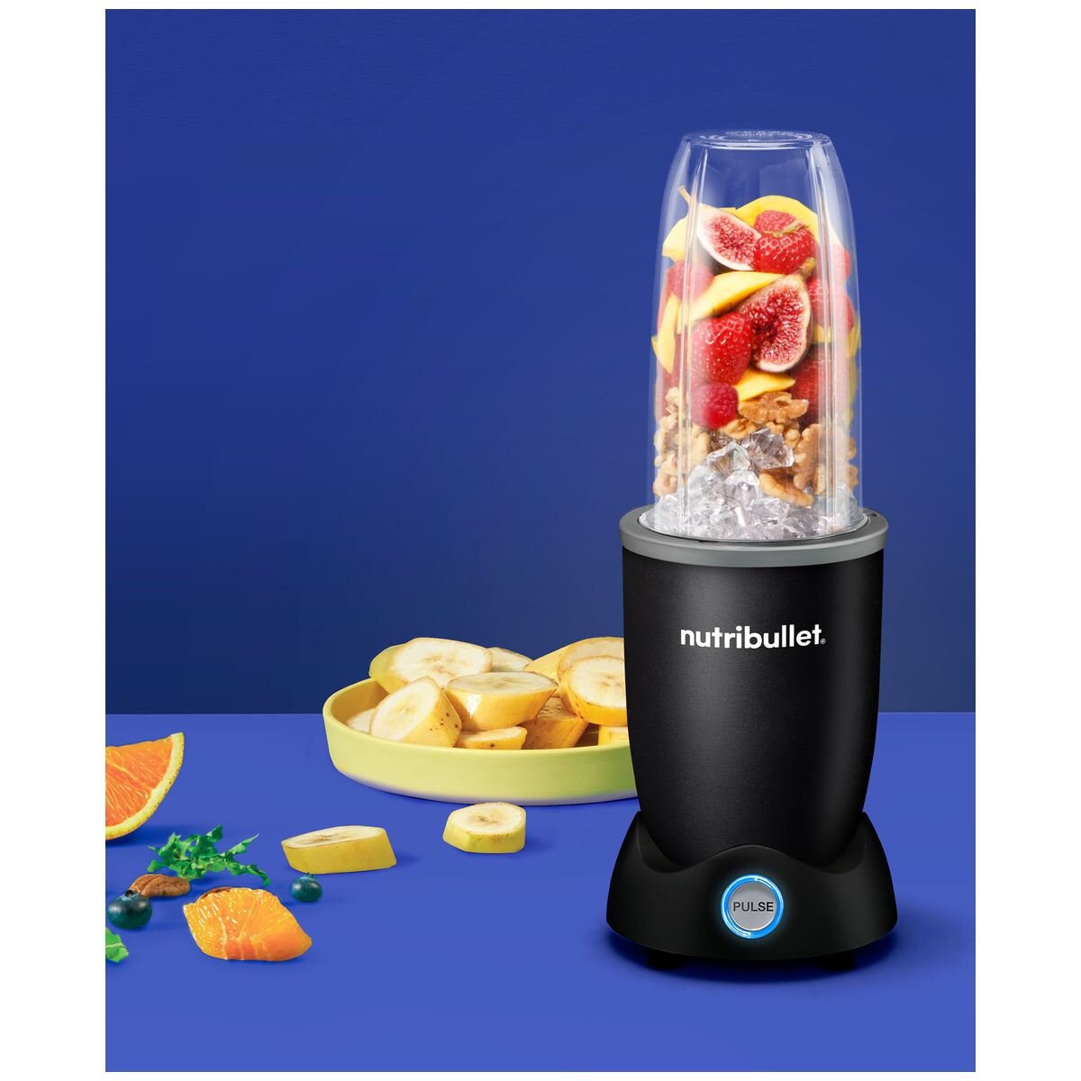 NutriBullet Pro+ 1200 Blender 1200W - 900ml and 700ml Cups, Black - N12-1007MK