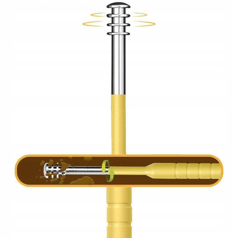Ear Cleaning Tool Kit, Stainless Steel, Set of 6 - Yellow - view 4