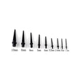 Ear Stretching Kit with Tapers and Plugs - Black Acrylic, 36 Piece Set - view 3