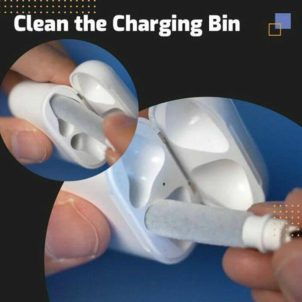 Earbuds Cleaning Pen with Brush for AirPods and Wireless Earphones - White - view 5