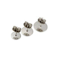 Earring Stud Posts with Nut Backs for DIY Jewellery - Large 8mm, Pack of 50 - view 4