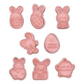 Easter Cookie Cutter Set 8 Piece - Bunny, Egg and Chick Biscuit Moulds - view 3