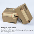 Easy Tear Box Sealing Labels, 10 x 3 cm - White, 1 Pack - view 5