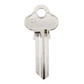 EHI LW4R 50mm Silver Blank Key, Nickel Plated Brass