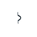 Taskmaster 5mm Black 316 Stainless Steel Wire Eye Strap 12 Pack