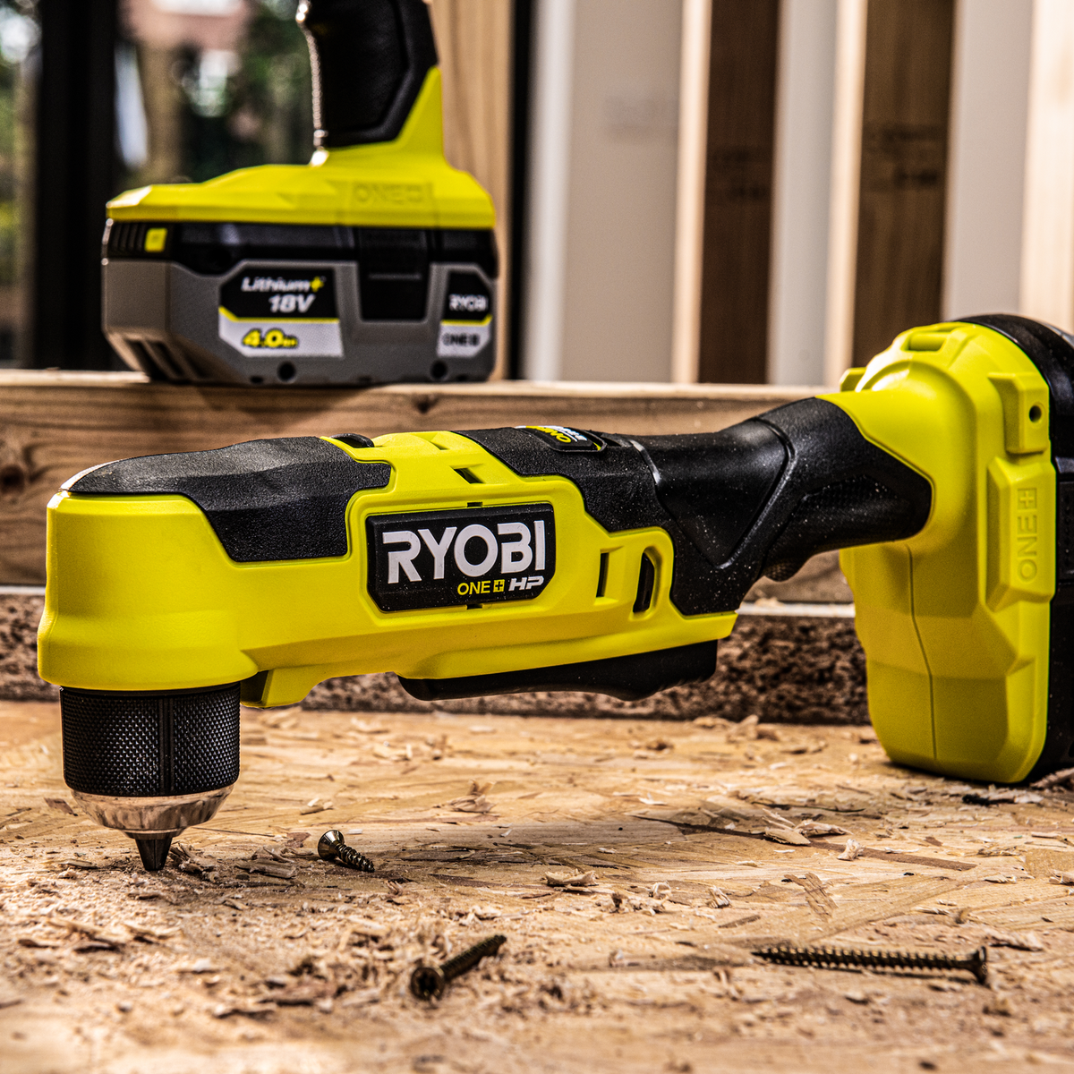 Ryobi Brushless Angle Drill - 89.5mm - Tool Only - 40Nm Torque - SuperSaverAU - view 5