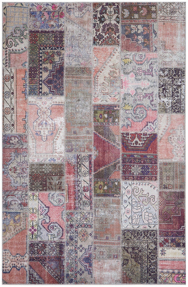 Rug Culture Illusions Medium Earth Polyester Rug 220x150cm - Cotton Backing - ILU178EARTH220X150