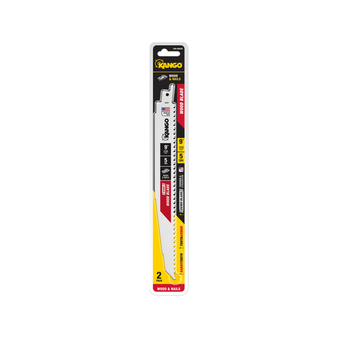 Kango 9” Wood Demo Recip Saw Blade 2 Pack - Bimetal - Quick Cuts - SuperSaverAU - view 1