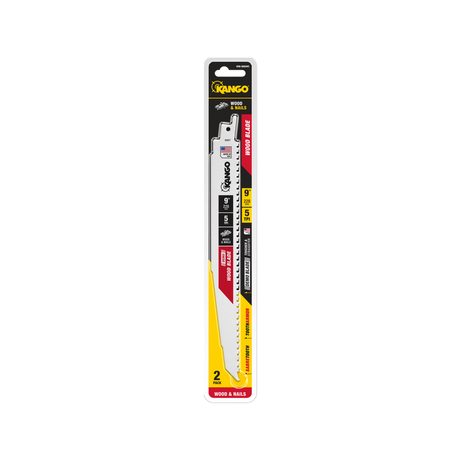 Kango 9” Wood Demo Recip Saw Blade 2 Pack - Bimetal - Quick Cuts - SuperSaverAU - view 1