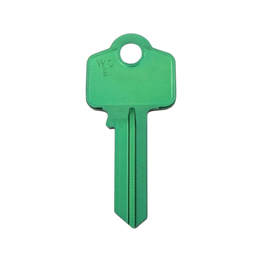 EHI Green Blank Key - 53mm Aluminium Titanium Alloy - Easy To Carry - SuperSaverAU - view 1