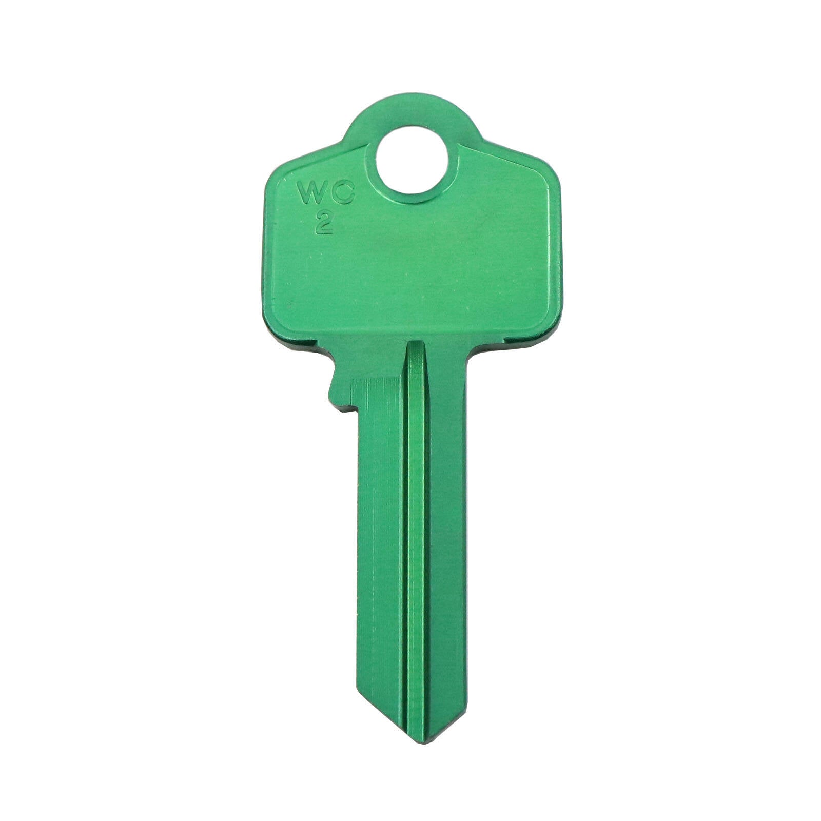 EHI WO2-WC2 Green Blank Key 53mm Aluminium Titanium Alloy