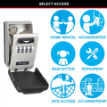 Master Lock Wall Mounted Key Safe - Light Up - 72mm Steel - Durable - SuperSaverAU - view 5