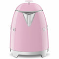 Smeg 50s Retro Style 800mL Mini Electric Kettle - Pink, 1400W, Double Wall - KLF05PKAU