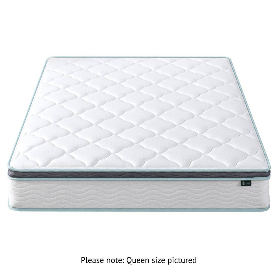 Zinus Queen 25cm Deluxe Bonnell Inner Spring Mattress - Euro Top - CertiPUR-US Foam - AU-MSSAO1ZC-10Q
