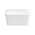 Boxsweden Kept Storage Basket - Small 26x17.5x12.5cm - White - Stackable - SuperSaverAU - view 5