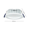 Deta 9W Tri Colour Dimmable LED Downlight 103mm - IP44 Moisture Resistant - SuperSaverAU - view 5