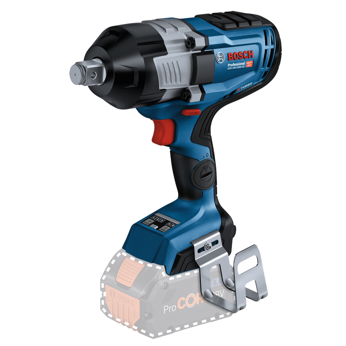 Bosch 18V Professional Impact Wrench GDS 18V 1600 - 3/4" - 1600 Nm Torque - SuperSaverAU - view 1