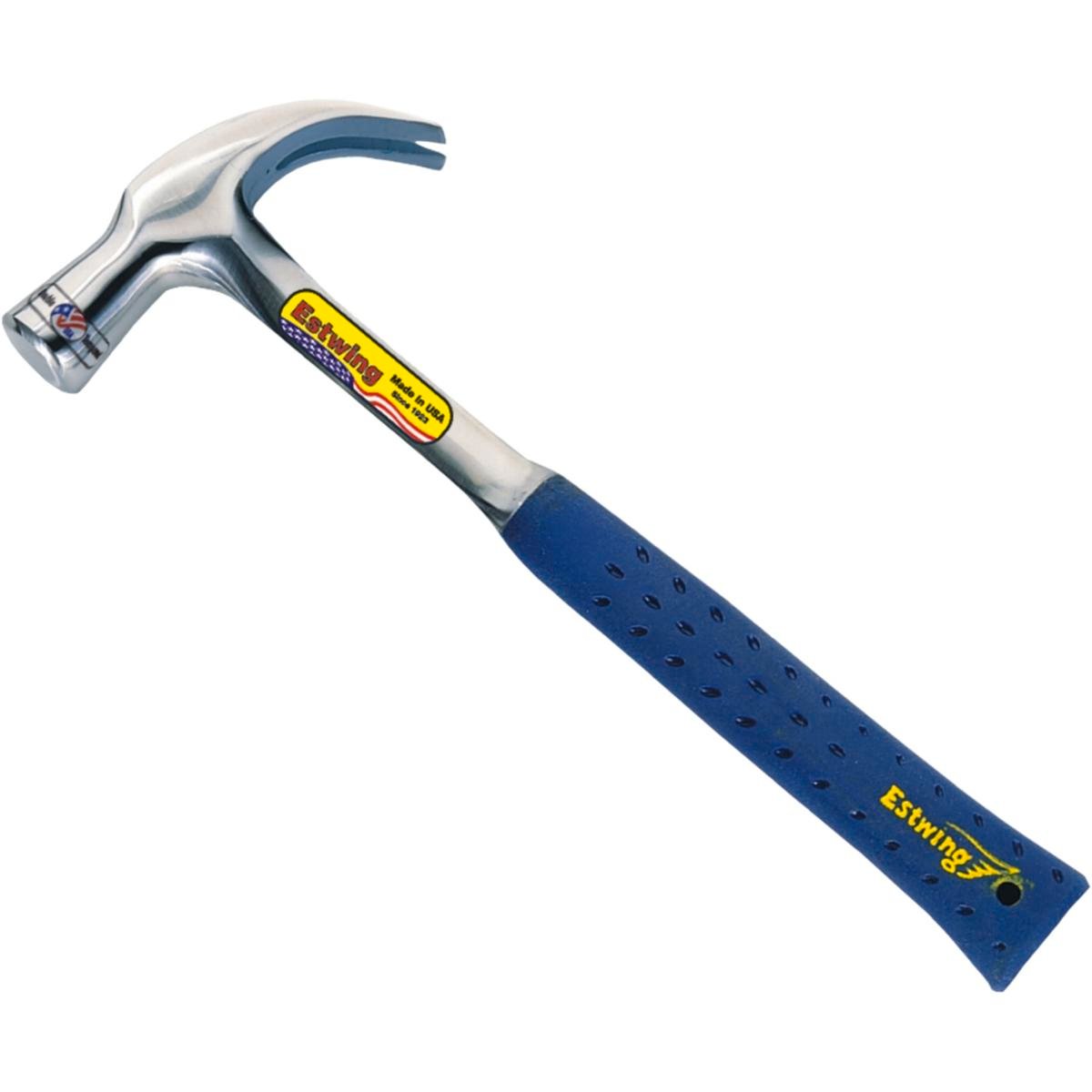 Estwing 24oz Claw Hammer - Steel - Vinyl Grip - Shock Reduction - SuperSaverAU - view 1