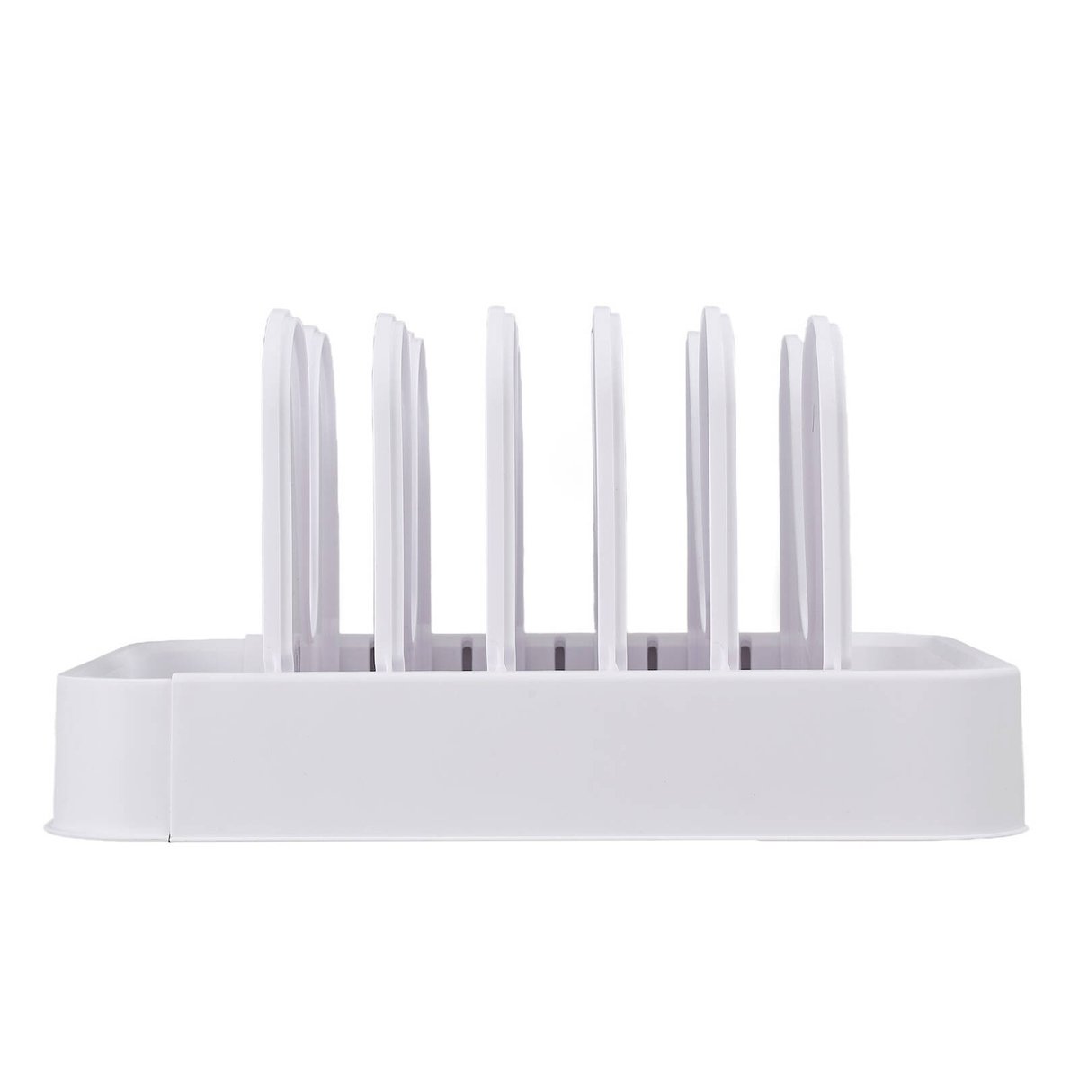 EzyStorage White Expanding Cookware Organiser - 36-58cm - 6 Dividers - SuperSaverAU - view 3
