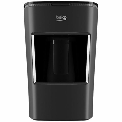 Beko Single Turkish Coffee Machine - Up to Three Cups, Grey, One-Touch Control, CookSense - BKK-2300