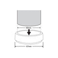 Surface Gard Non Slip Round Castor Cup 66mm Plastic 4 Piece - SuperSaverAU - view 3