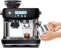 Breville Barista Pro Coffee Machine - 2L Water Tank, Integrated Grinder, Black Truffle - BES878BTR