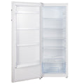 CHiQ 241L Upright Fridge - White, Reversible Door, Tempered Glass Shelves, 4.5 Star Energy - CSR241DW