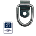 Grunt Galvanised D Ring Anchor Points with Bracket, Steel, 4 Pack