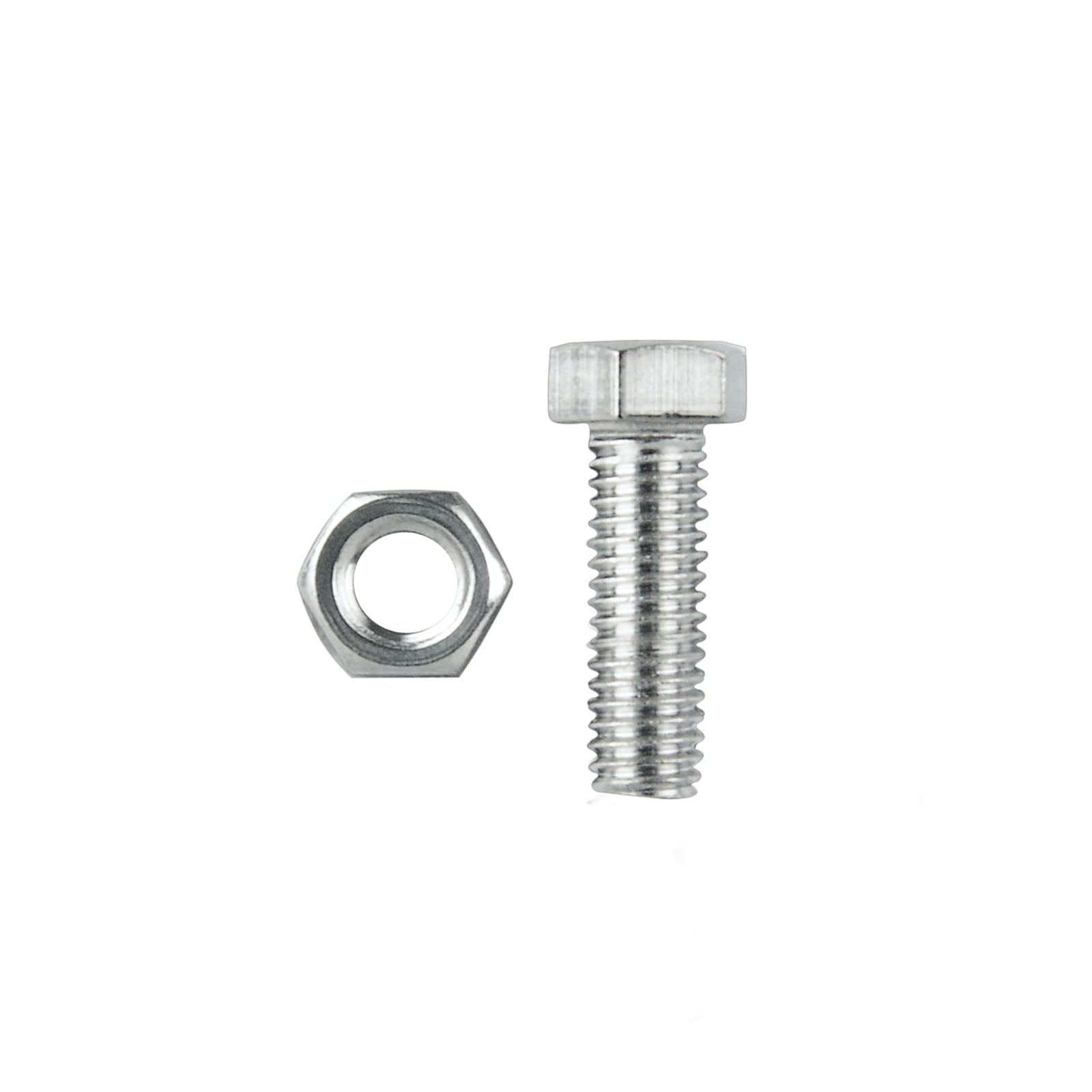Pinnacle Hardware M10 x 25mm 316 Stainless Steel Hex Head Bolts And Nuts 4 Pack